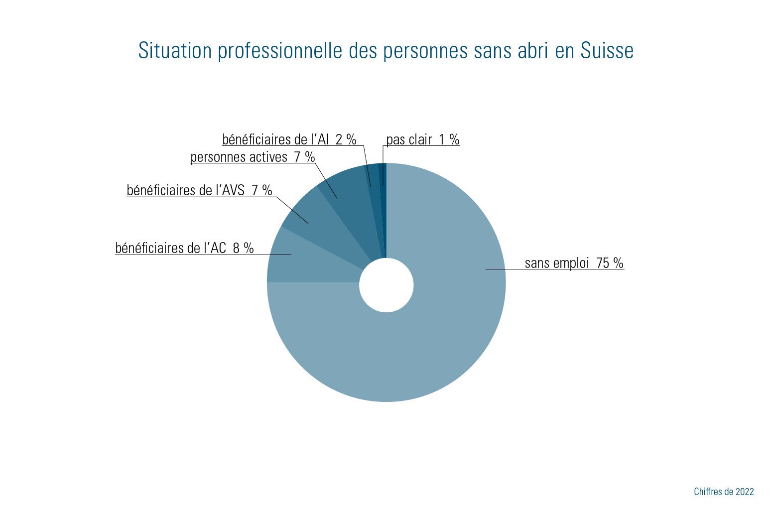 Situation professionnelle des personnes sans abri en Suisse