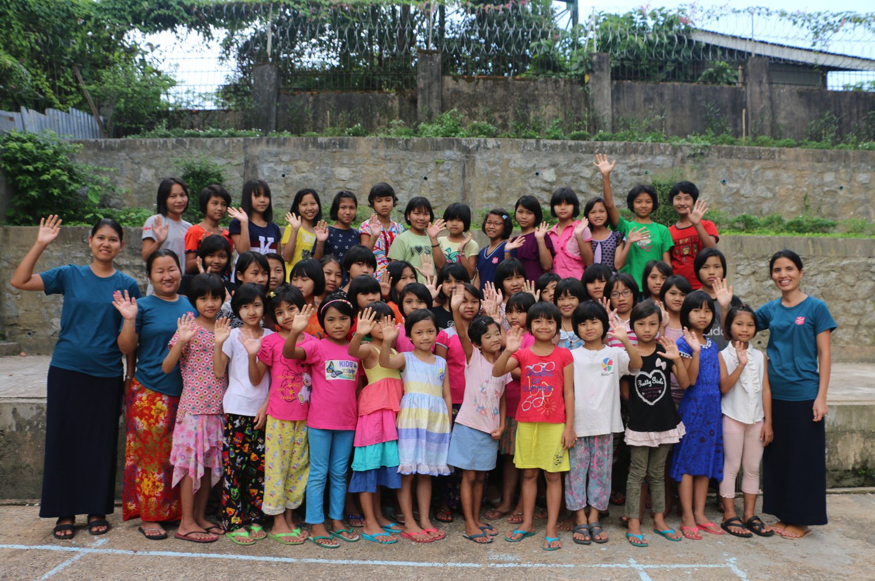 Myanmar-Schulklasse