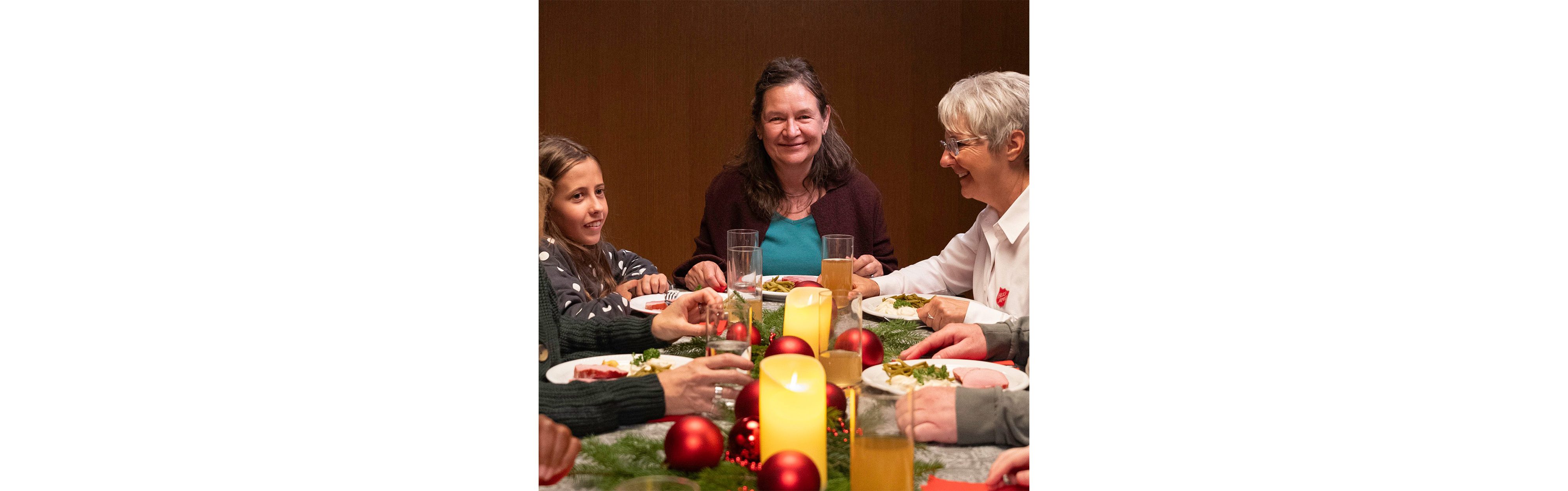 Weihnachtsfest der Heilsarmee für Bedürftige und Einsame