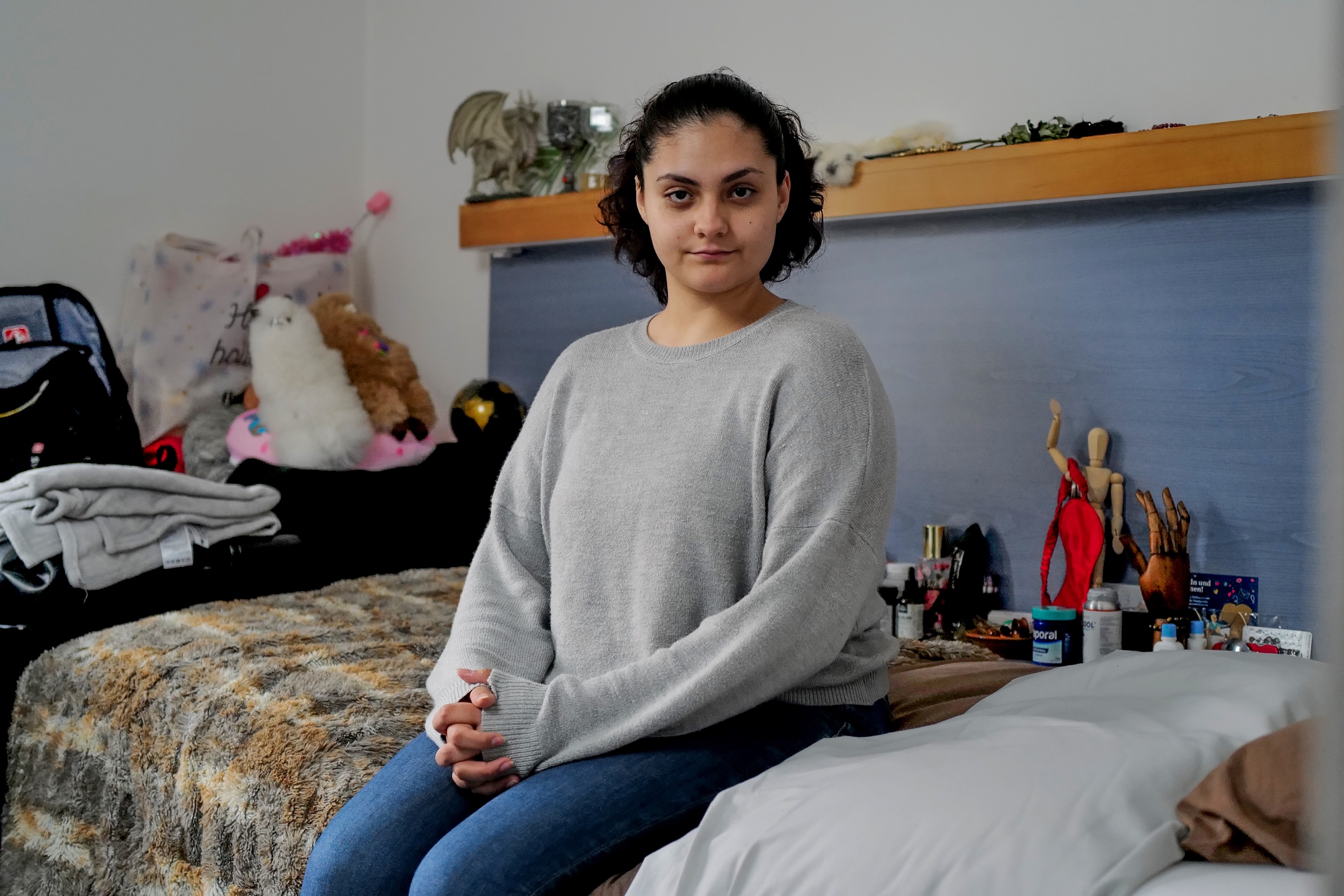 Sofia Trost , une Suisse de 19 ans, actuellement au foyer pour sans-abri Bel’Esperance de l’Armée du Salut.