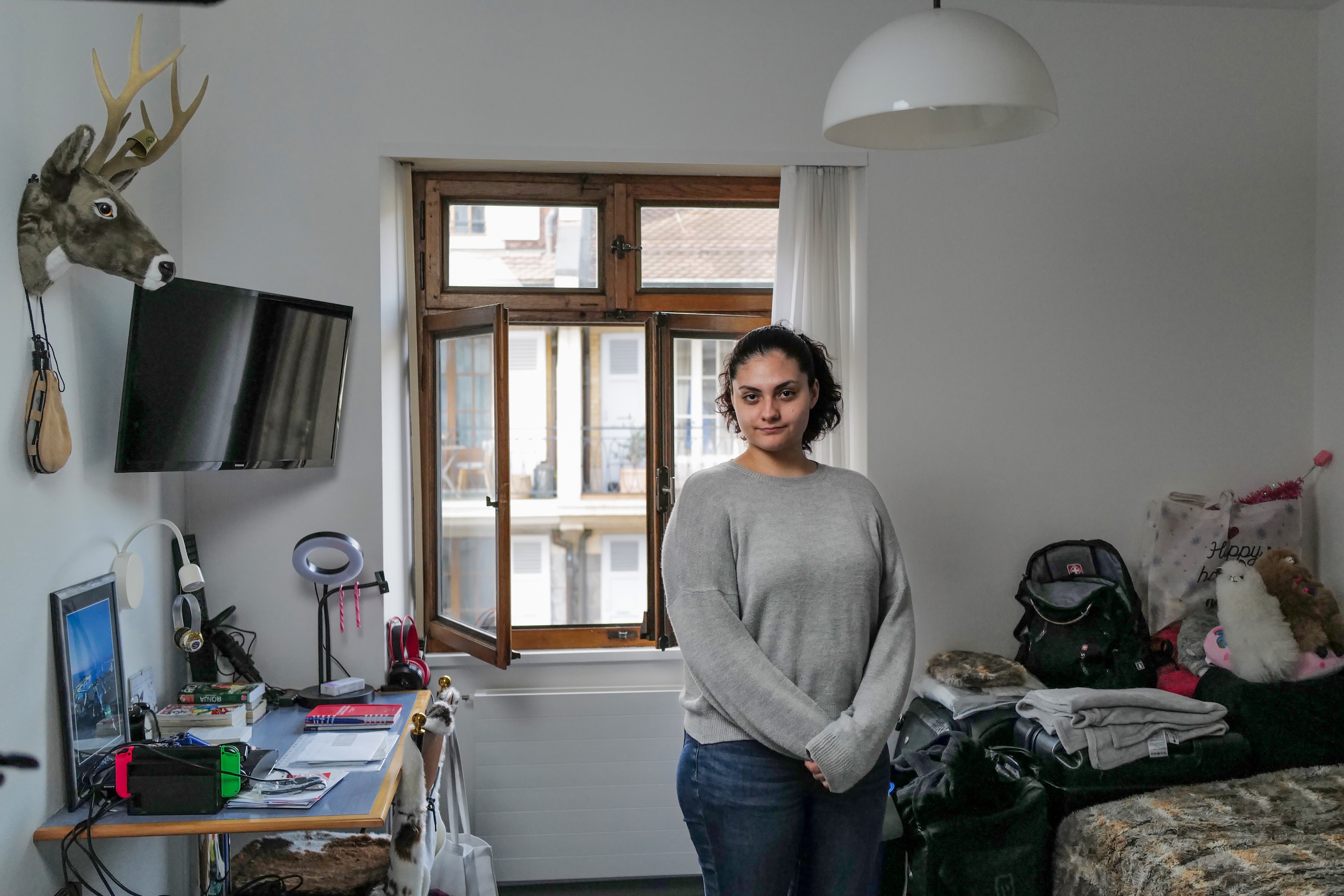 Sofia Trost , une Suisse de 19 ans, actuellement au foyer pour sans-abri Bel’Esperance de l’Armée du Salut.