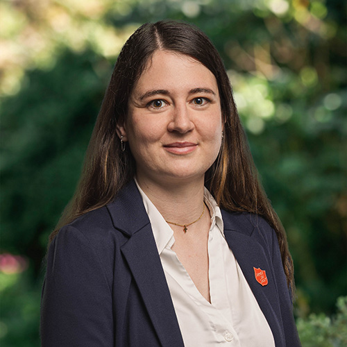 Auriane Page, Mediensprecherin Romandie, Heilsarmee Schweiz (2026).